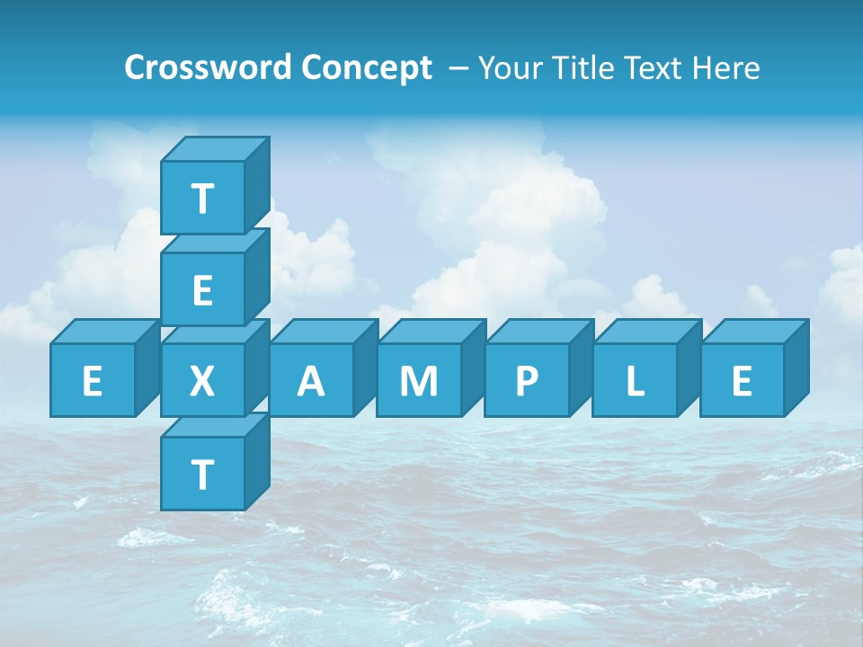 Vacation Rays Wave PowerPoint Template