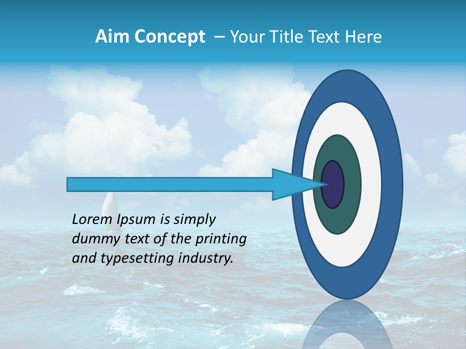 Vacation Rays Wave PowerPoint Template