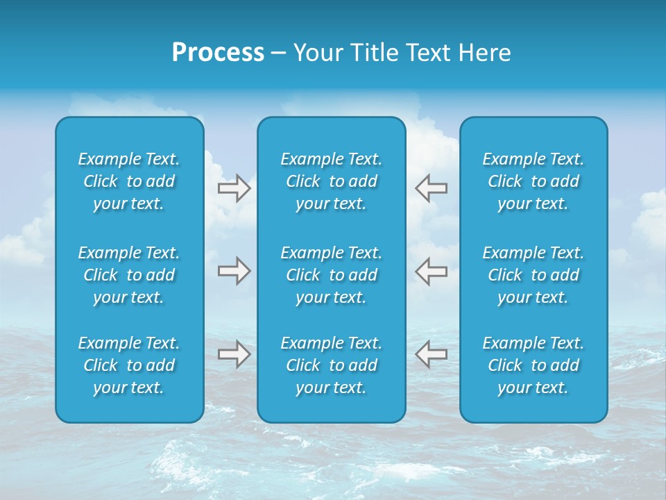Vacation Rays Wave PowerPoint Template