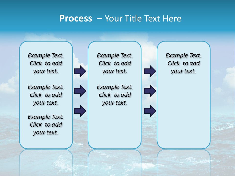 Vacation Rays Wave PowerPoint Template