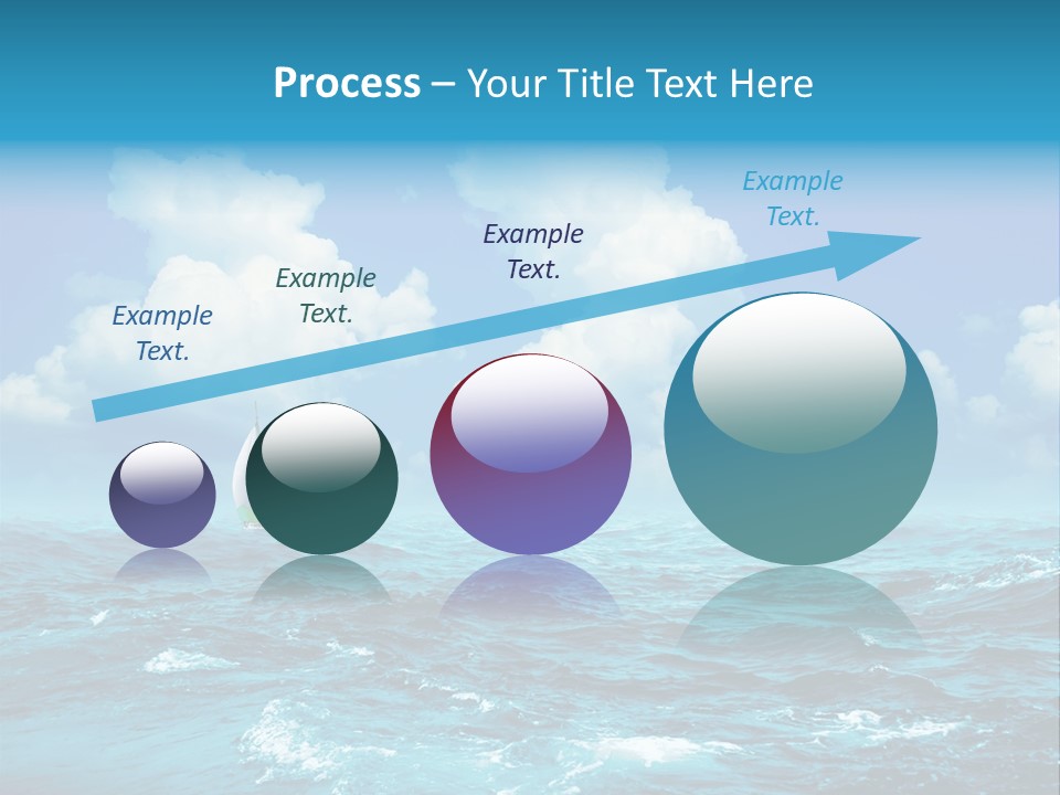 Vacation Rays Wave PowerPoint Template