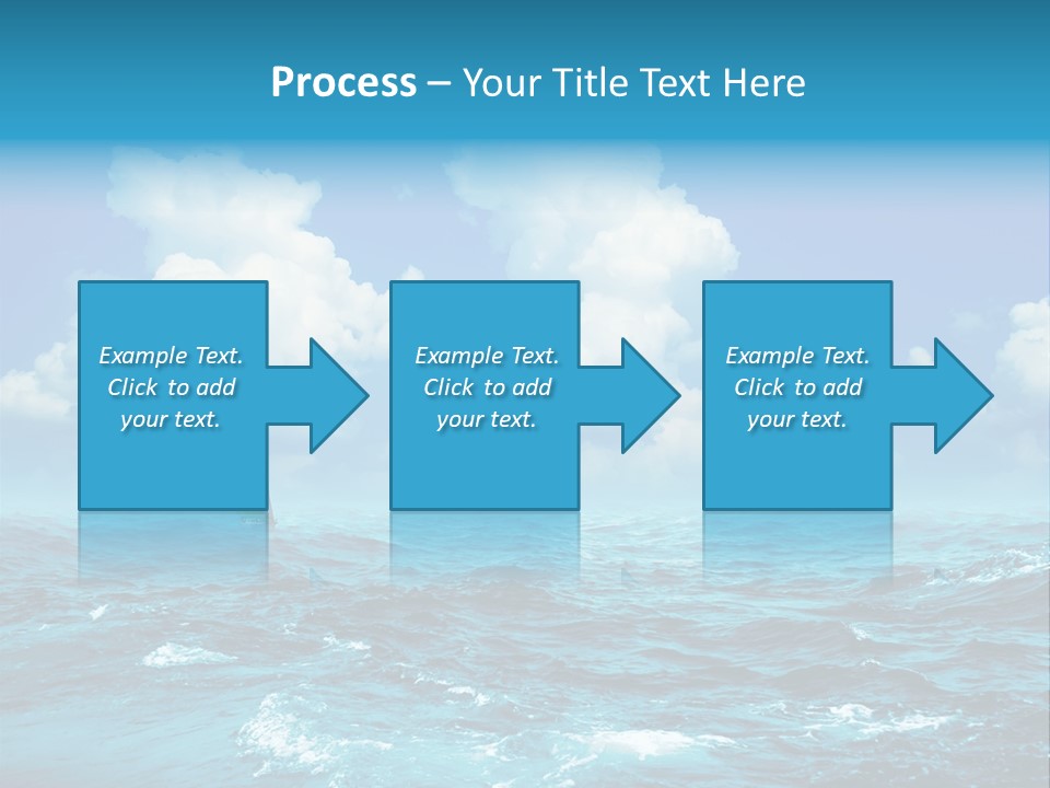 Vacation Rays Wave PowerPoint Template