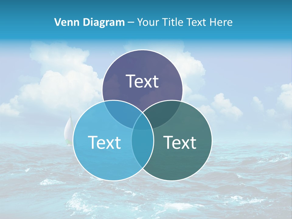 Vacation Rays Wave PowerPoint Template