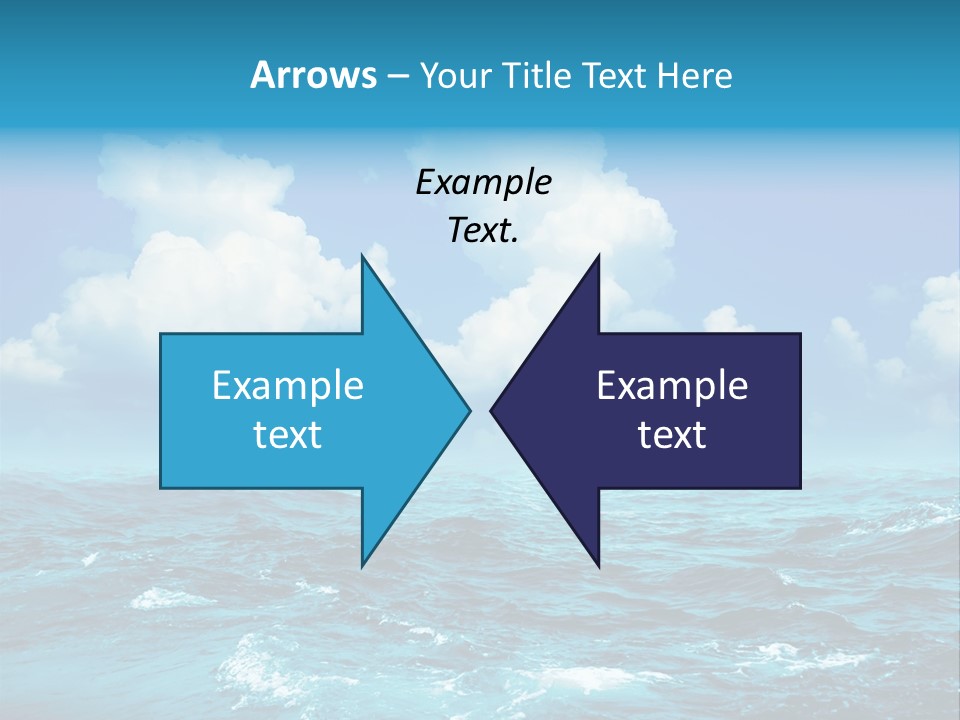 Vacation Rays Wave PowerPoint Template