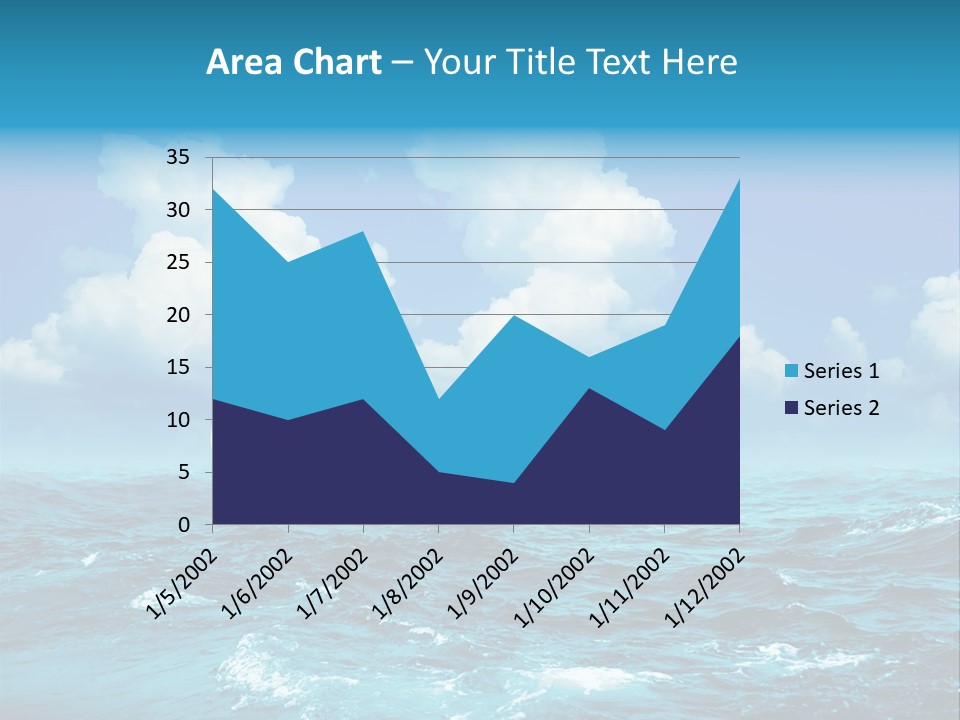 Vacation Rays Wave PowerPoint Template