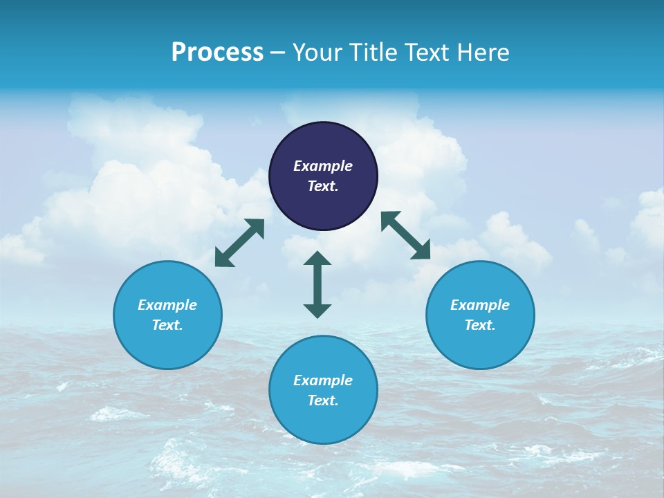 Vacation Rays Wave PowerPoint Template