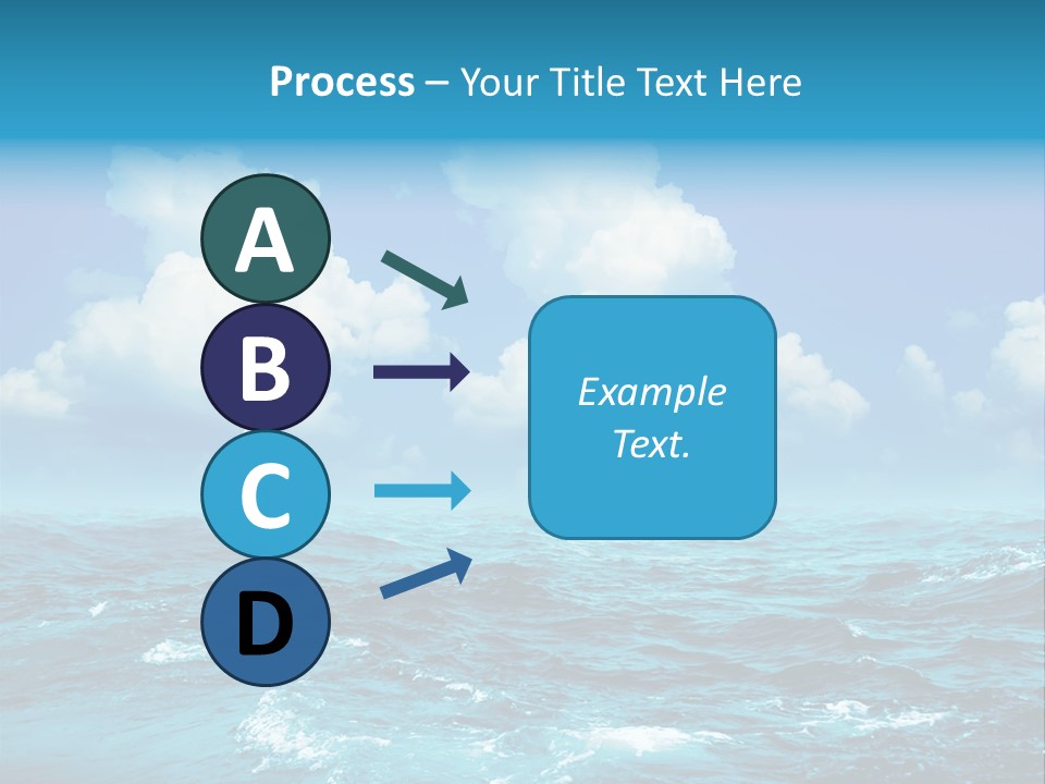 Vacation Rays Wave PowerPoint Template