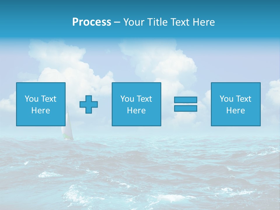Vacation Rays Wave PowerPoint Template
