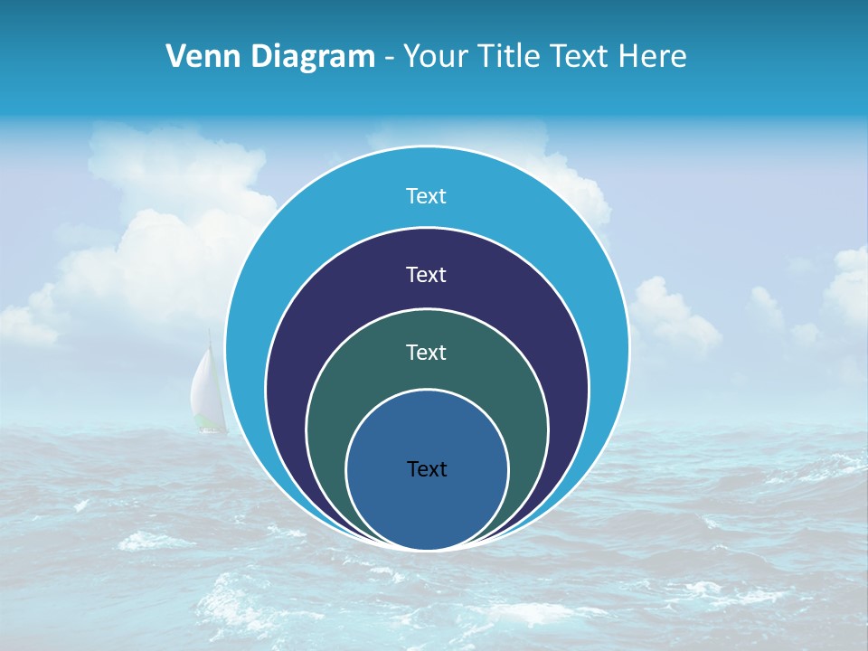 Vacation Rays Wave PowerPoint Template