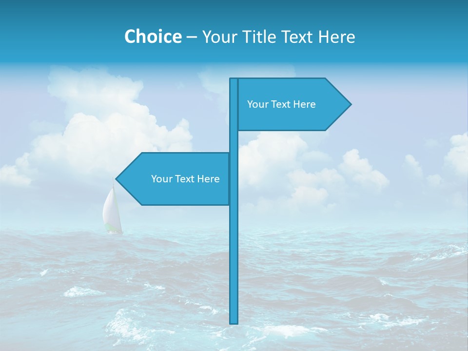 Vacation Rays Wave PowerPoint Template