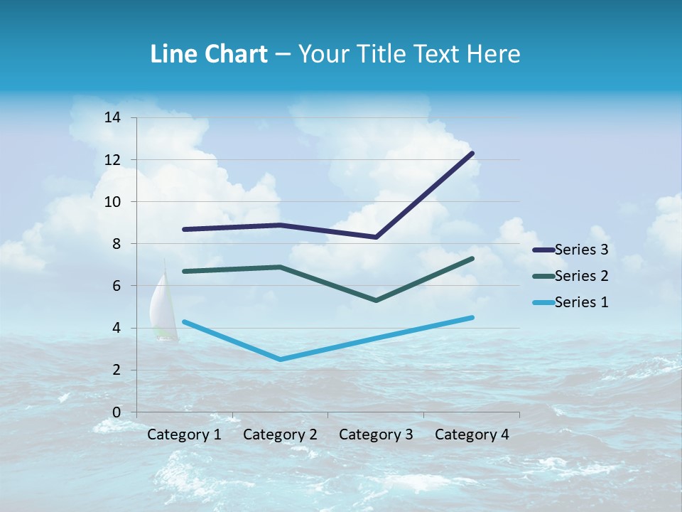 Vacation Rays Wave PowerPoint Template
