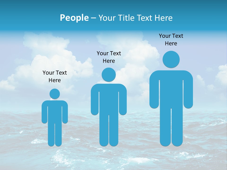 Vacation Rays Wave PowerPoint Template