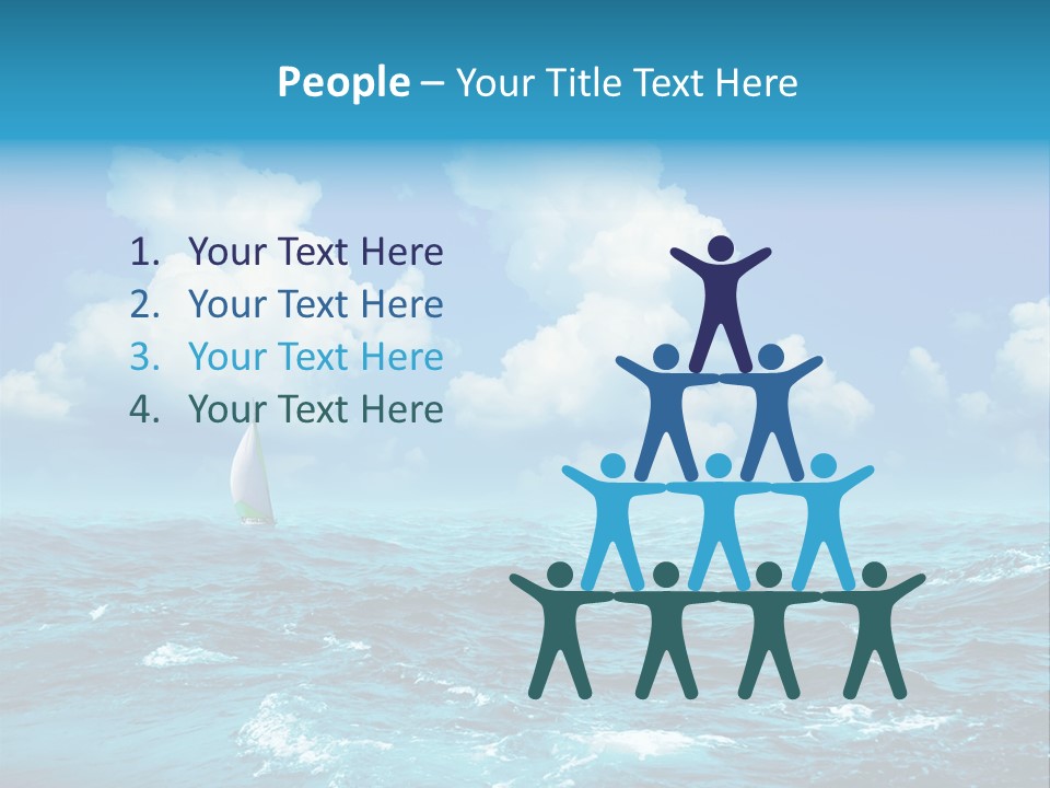 Vacation Rays Wave PowerPoint Template