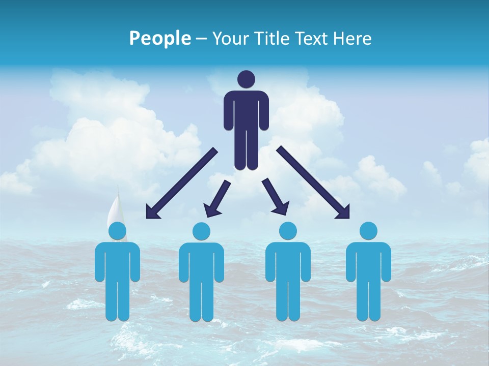 Vacation Rays Wave PowerPoint Template