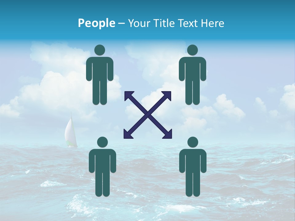 Vacation Rays Wave PowerPoint Template