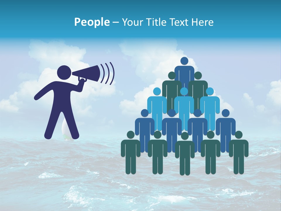 Vacation Rays Wave PowerPoint Template