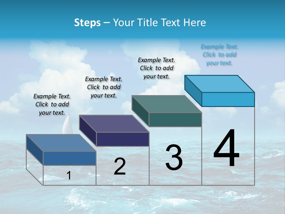 Vacation Rays Wave PowerPoint Template