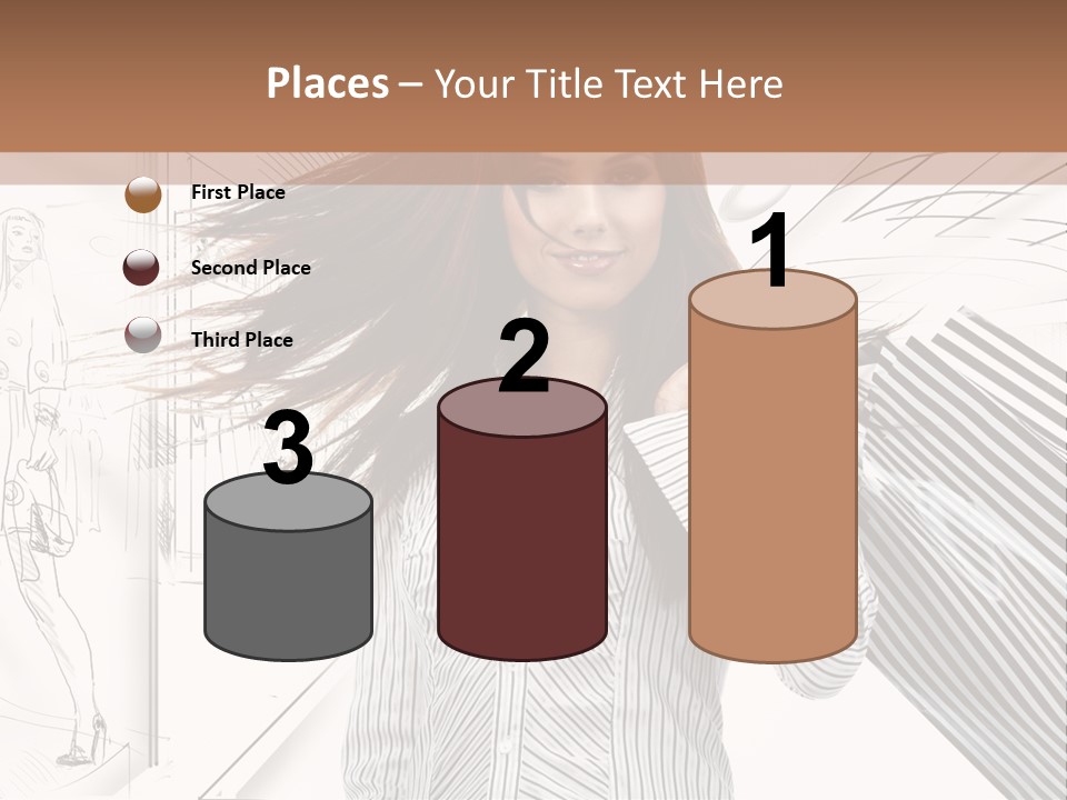 Consumerism Shopaholic Centre PowerPoint Template