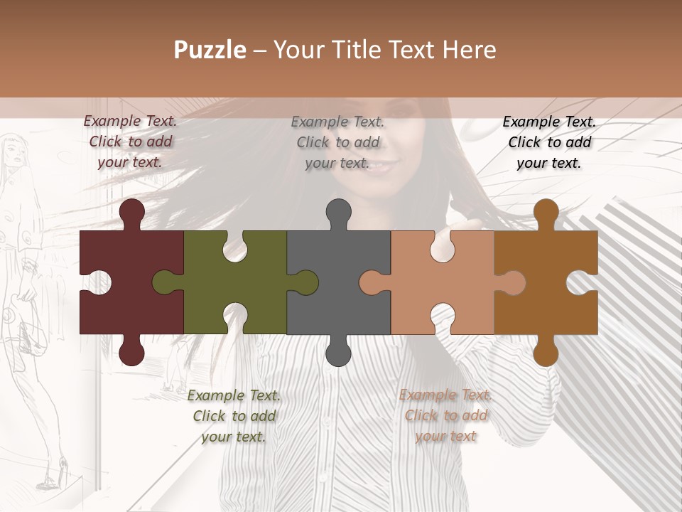 Consumerism Shopaholic Centre PowerPoint Template