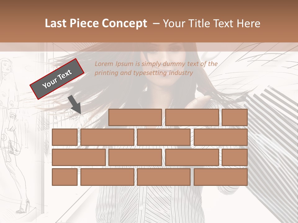 Consumerism Shopaholic Centre PowerPoint Template
