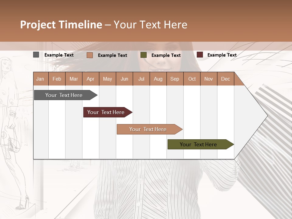 Consumerism Shopaholic Centre PowerPoint Template
