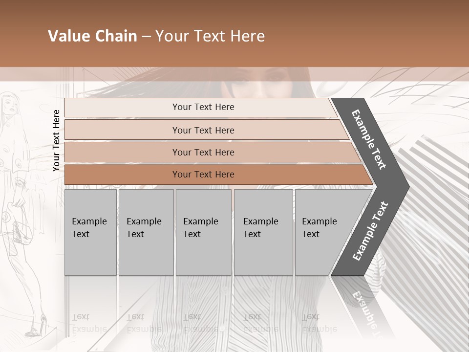 Consumerism Shopaholic Centre PowerPoint Template