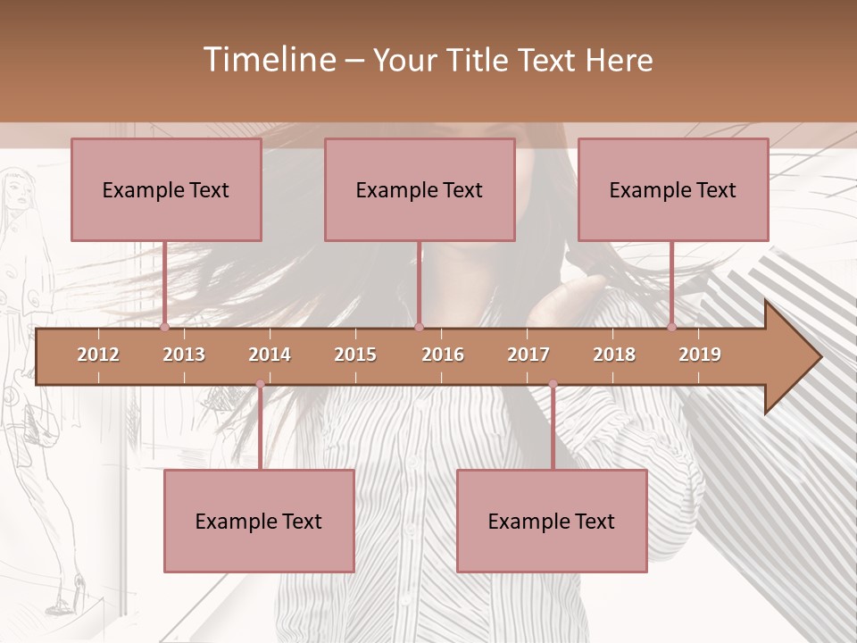Consumerism Shopaholic Centre PowerPoint Template