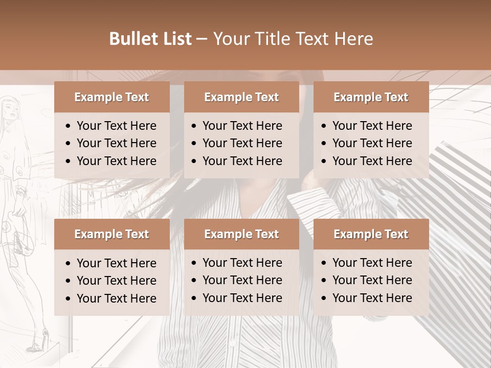 Consumerism Shopaholic Centre PowerPoint Template