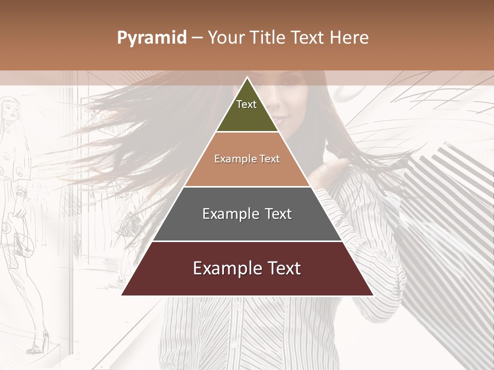 Consumerism Shopaholic Centre PowerPoint Template