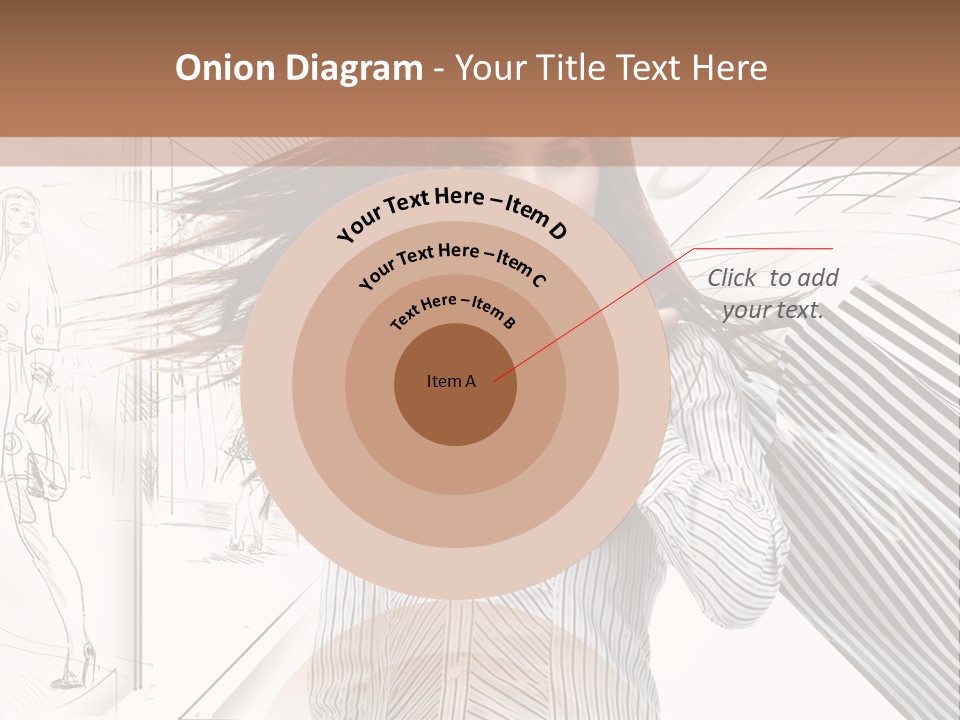 Consumerism Shopaholic Centre PowerPoint Template