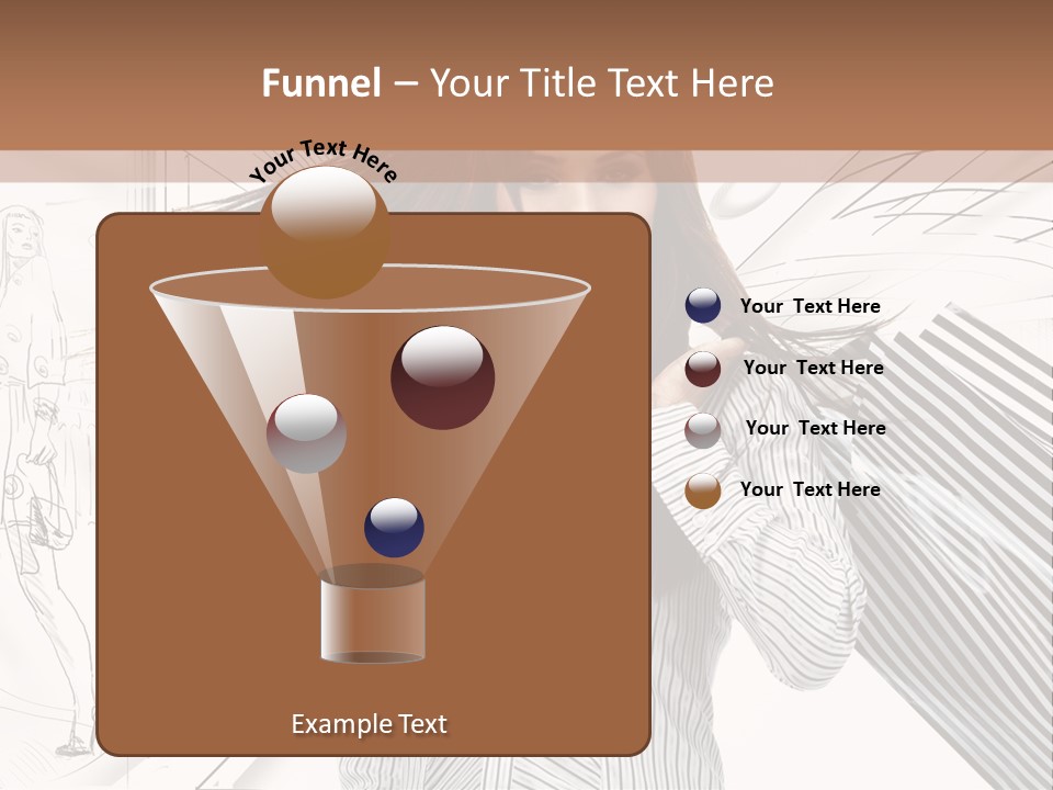 Consumerism Shopaholic Centre PowerPoint Template