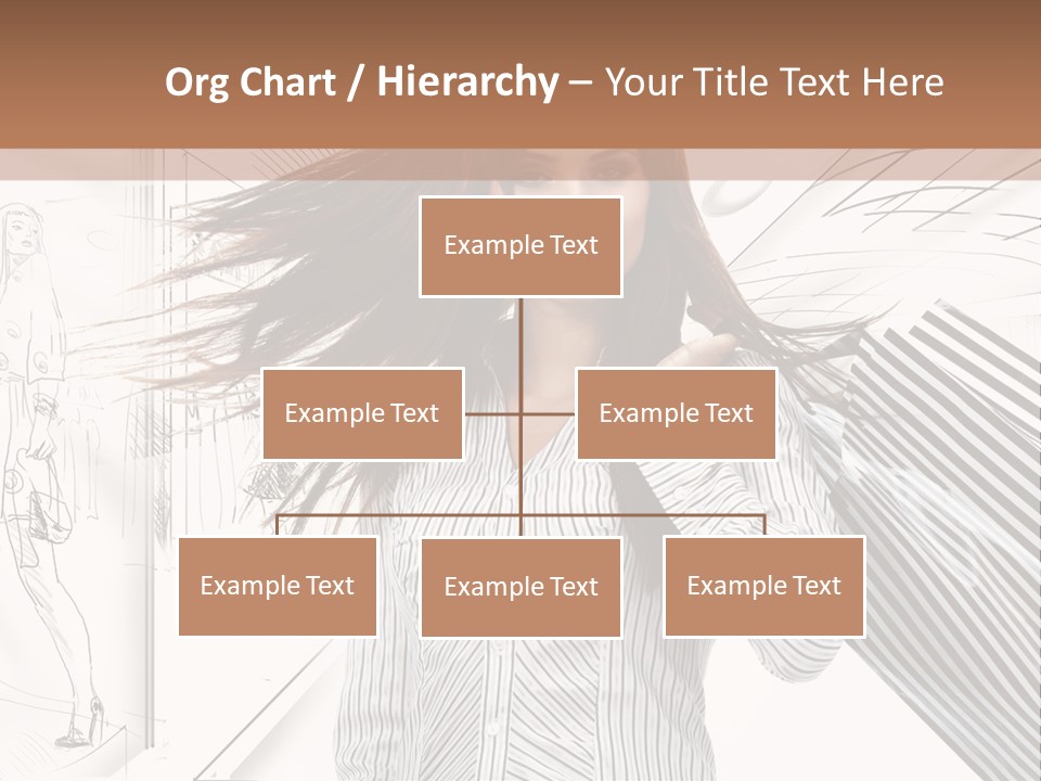 Consumerism Shopaholic Centre PowerPoint Template