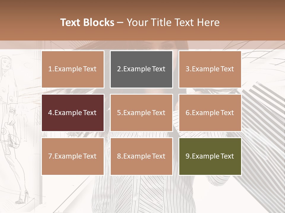 Consumerism Shopaholic Centre PowerPoint Template