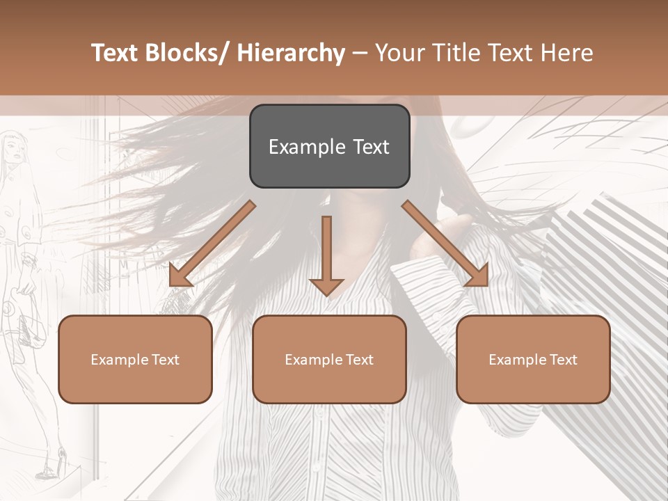 Consumerism Shopaholic Centre PowerPoint Template