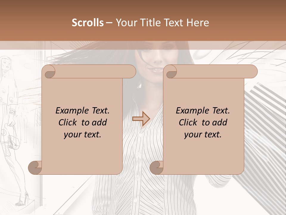 Consumerism Shopaholic Centre PowerPoint Template