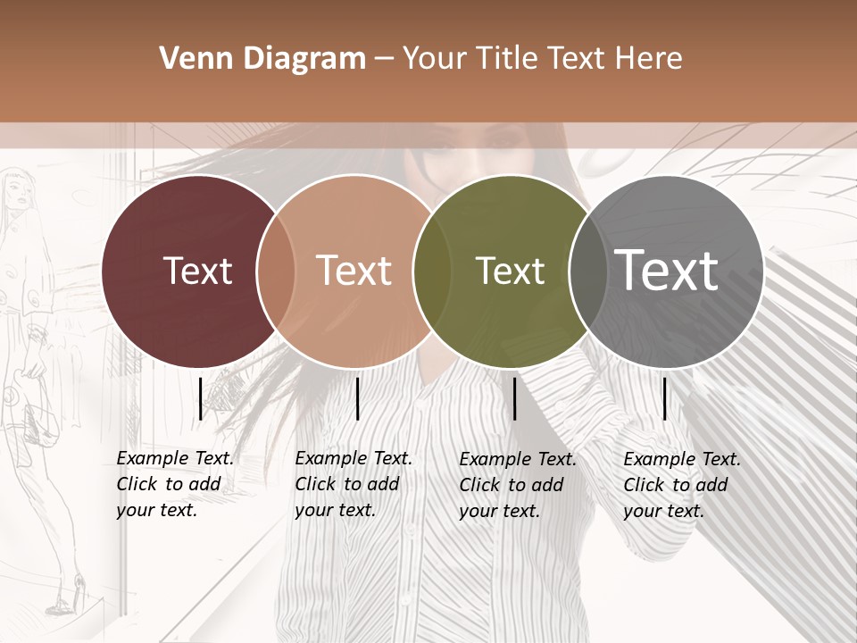 Consumerism Shopaholic Centre PowerPoint Template