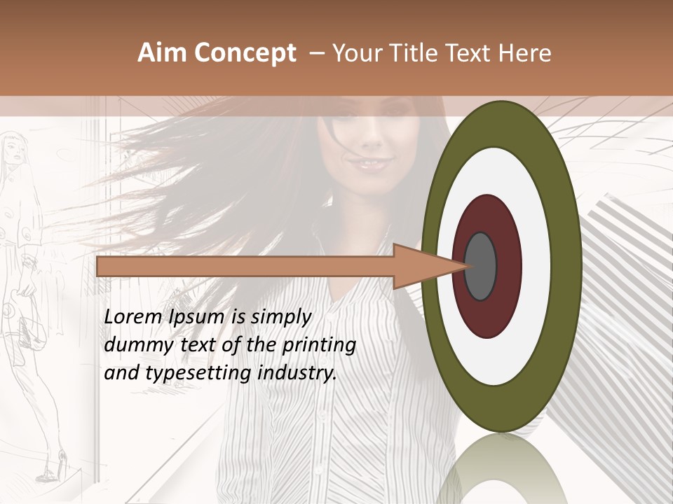 Consumerism Shopaholic Centre PowerPoint Template