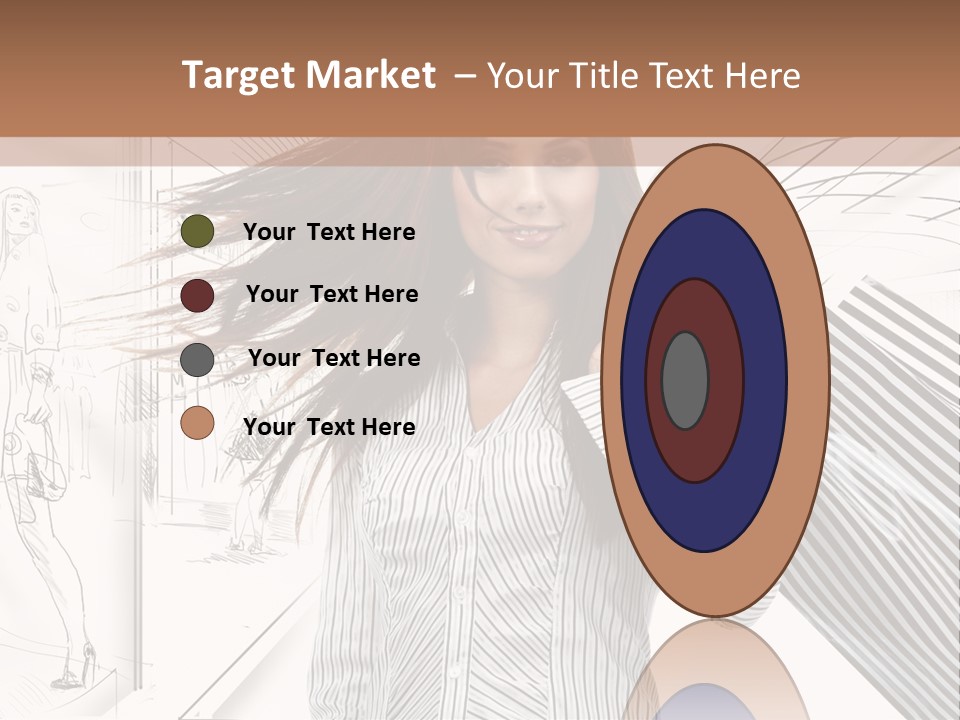 Consumerism Shopaholic Centre PowerPoint Template