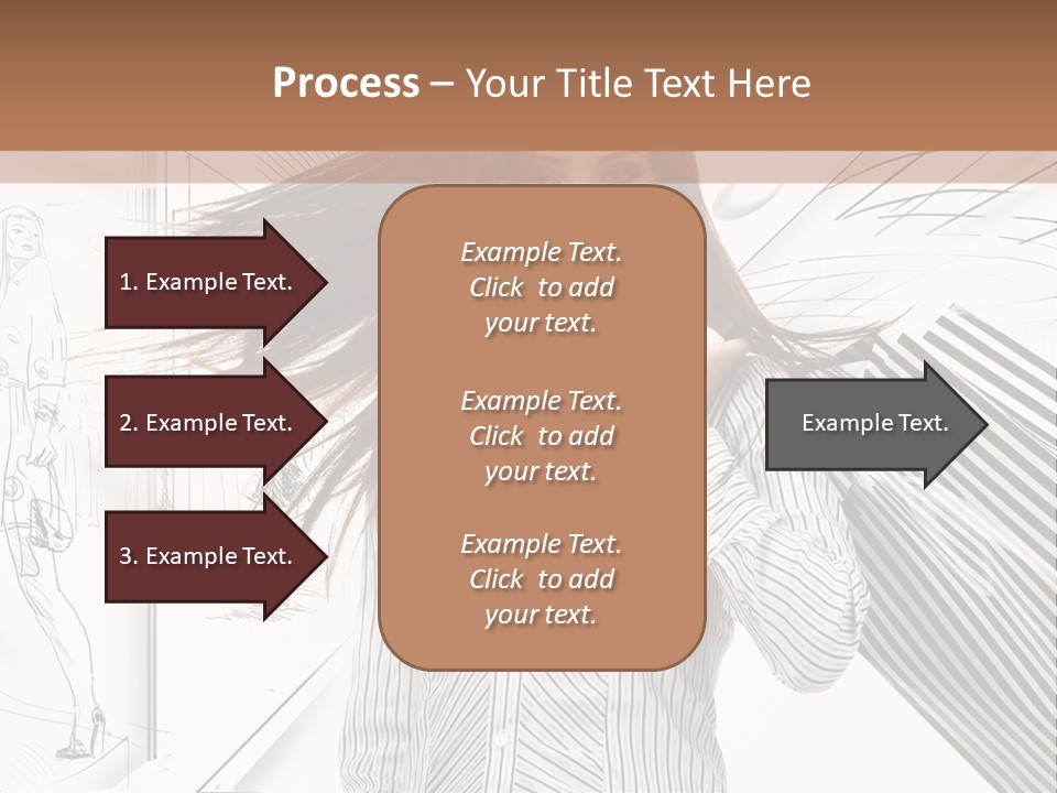 Consumerism Shopaholic Centre PowerPoint Template