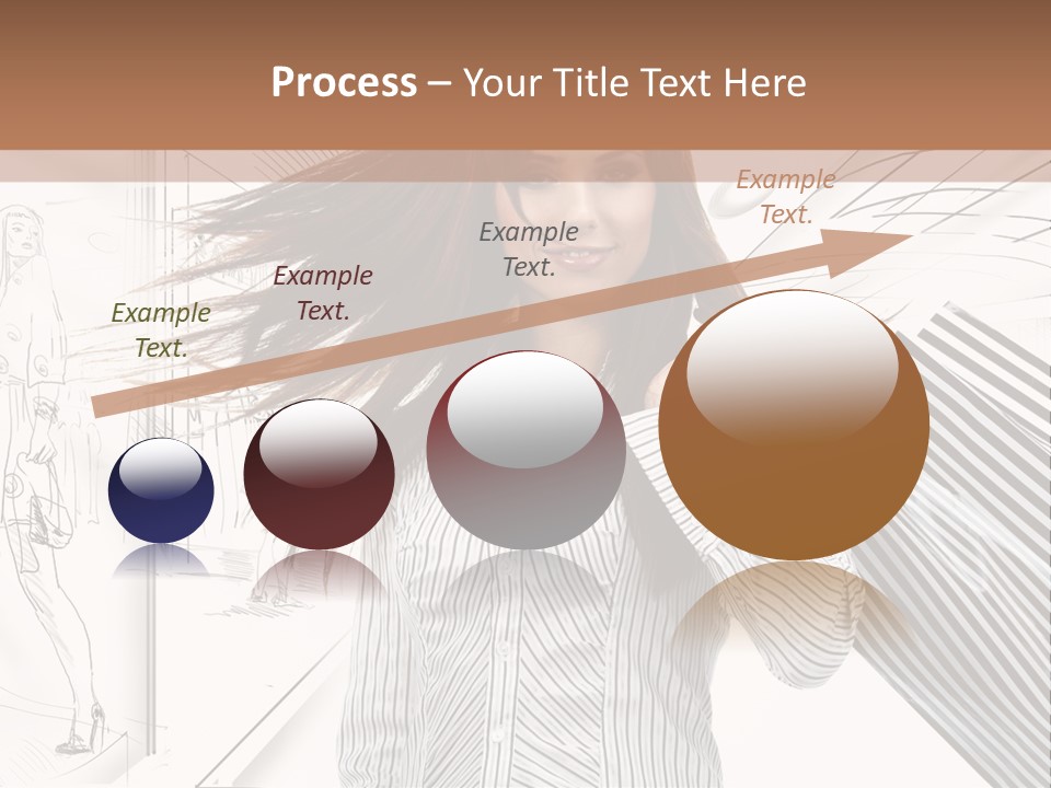 Consumerism Shopaholic Centre PowerPoint Template