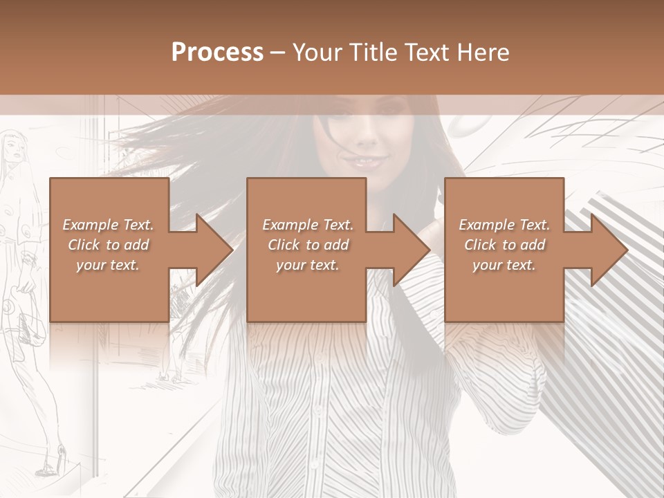 Consumerism Shopaholic Centre PowerPoint Template