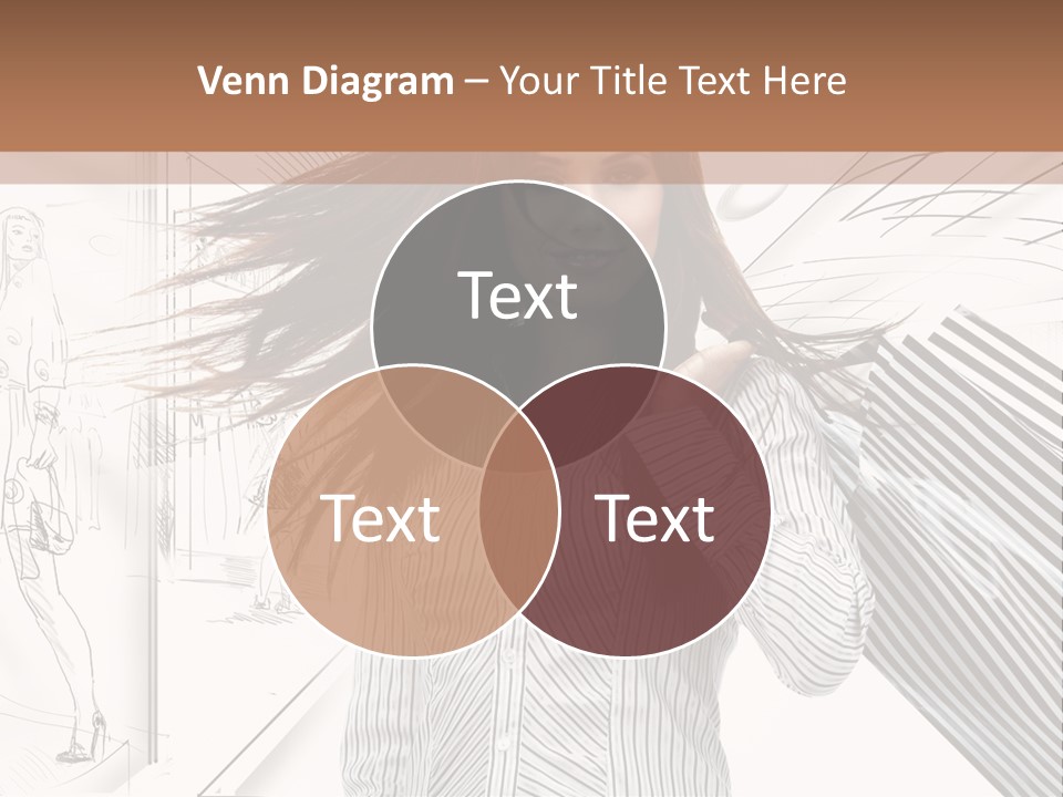 Consumerism Shopaholic Centre PowerPoint Template