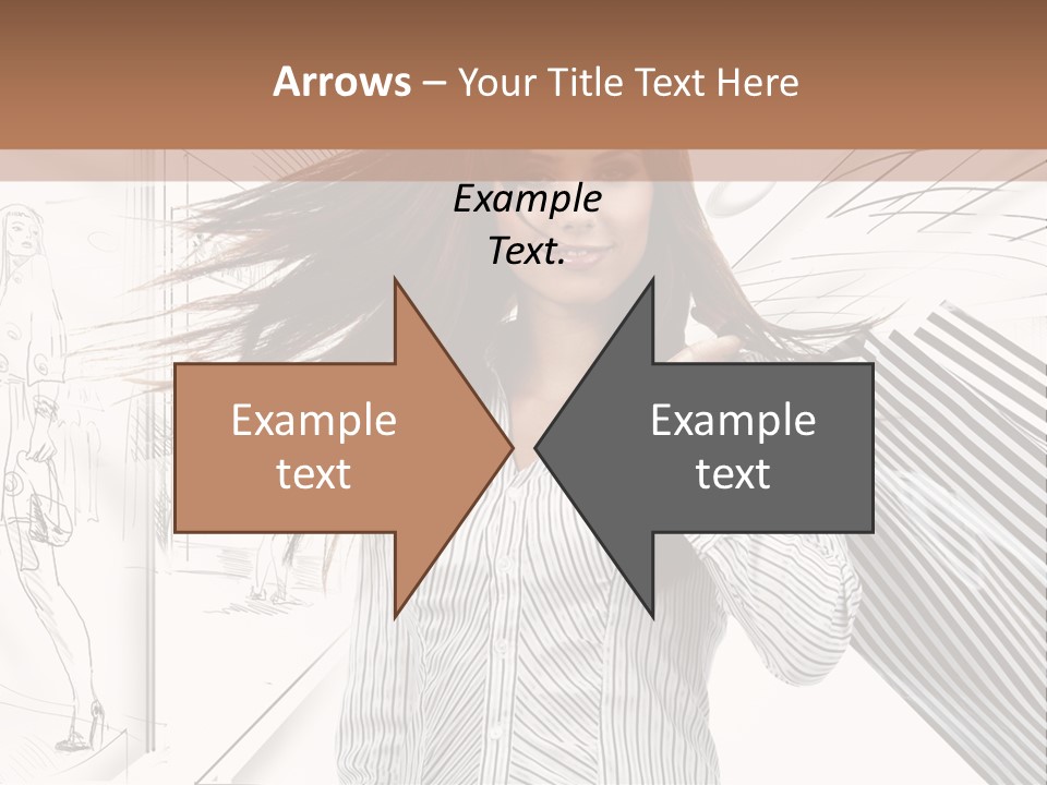 Consumerism Shopaholic Centre PowerPoint Template