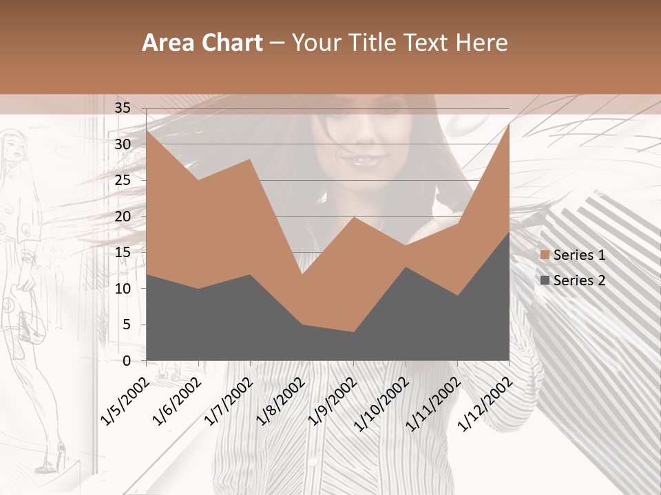 Consumerism Shopaholic Centre PowerPoint Template