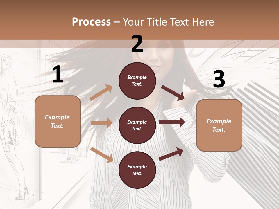 Consumerism Shopaholic Centre PowerPoint Template