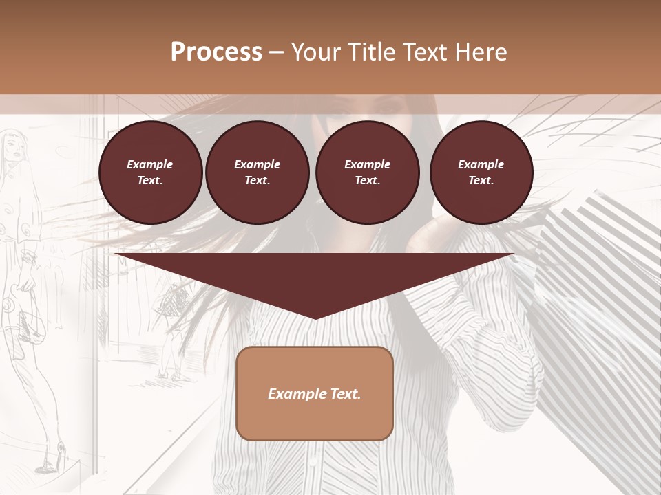 Consumerism Shopaholic Centre PowerPoint Template