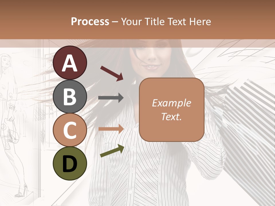 Consumerism Shopaholic Centre PowerPoint Template