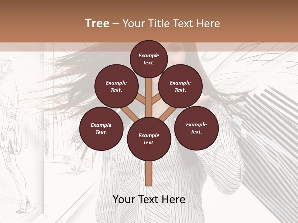 Consumerism Shopaholic Centre PowerPoint Template