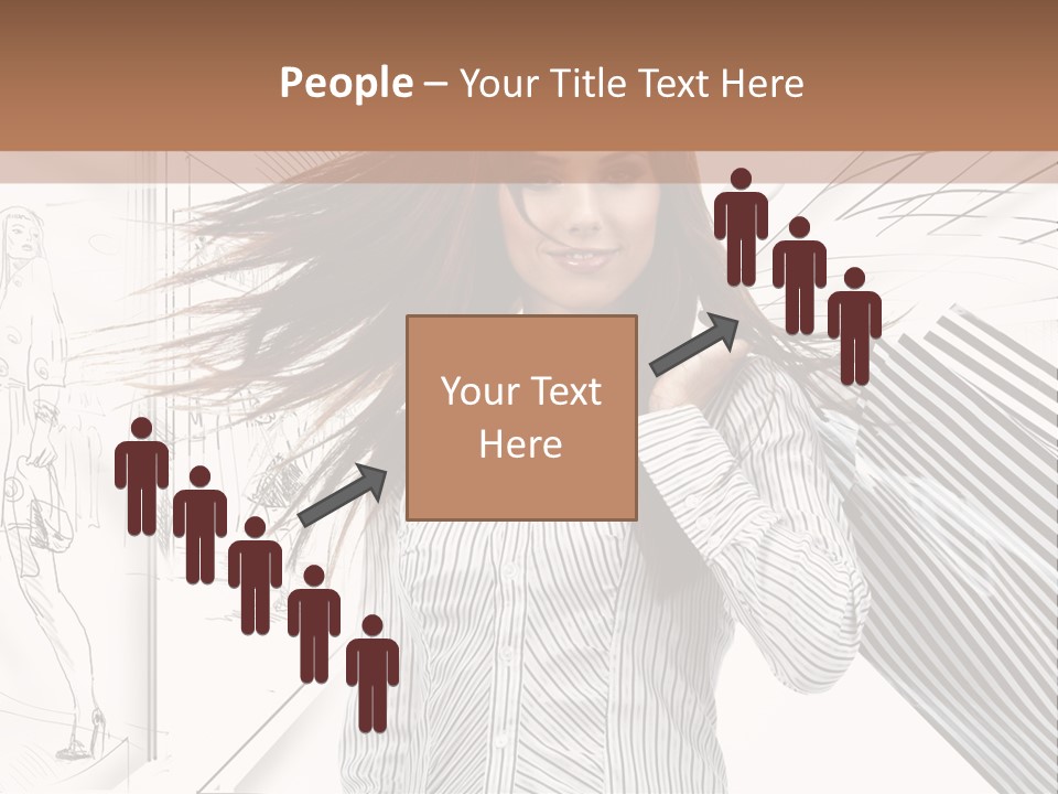 Consumerism Shopaholic Centre PowerPoint Template