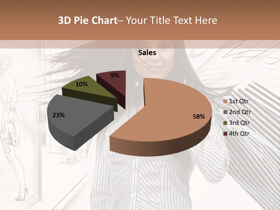 Consumerism Shopaholic Centre PowerPoint Template